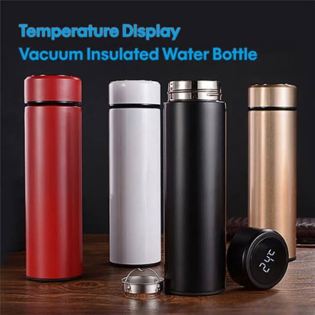 Smart Water Bottle Digital LED Temperature Display Bottle