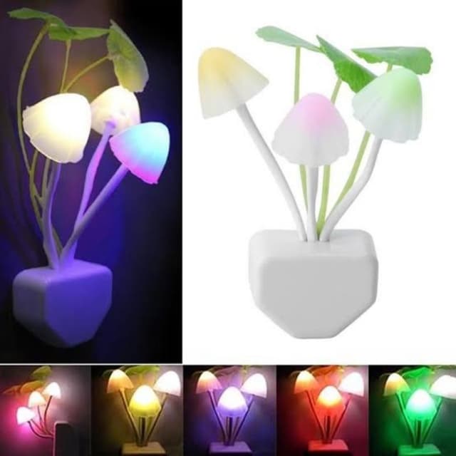 Mushroom Night Sensor Lamp LED Night Light