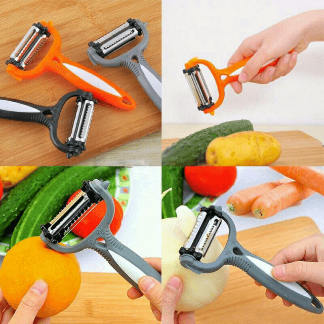 Roto Peeler 3 In 1 Funtions Rotating Fruit Vegetables Peeler