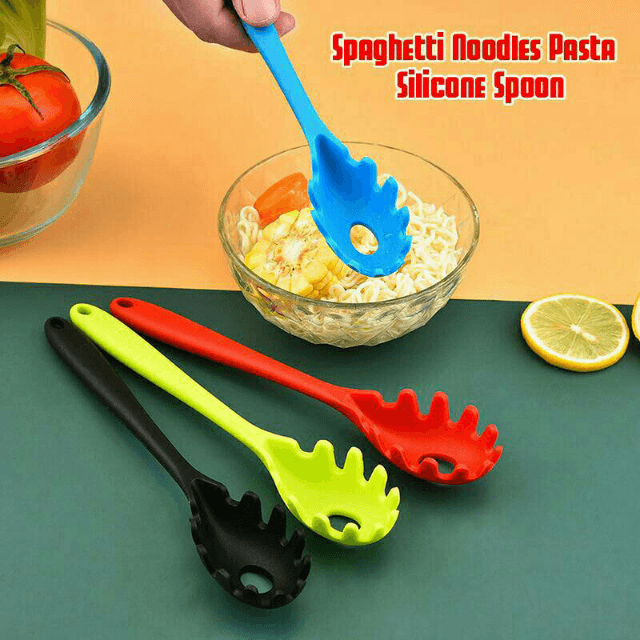 Silicone Spaghetti Noodles Pasta Spoon Non Stick Spoon