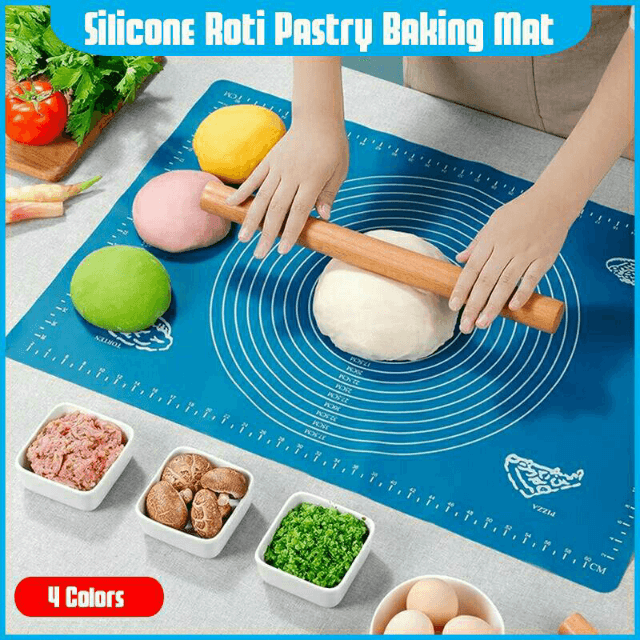 Silicone Baking Mat Pastry Roti Mat For Cooking Roller Sheet