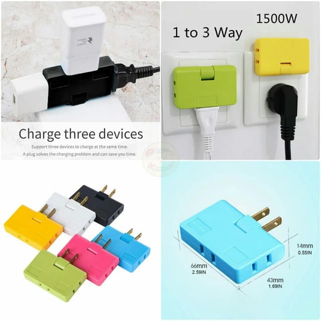3 way Wall Socket Extender