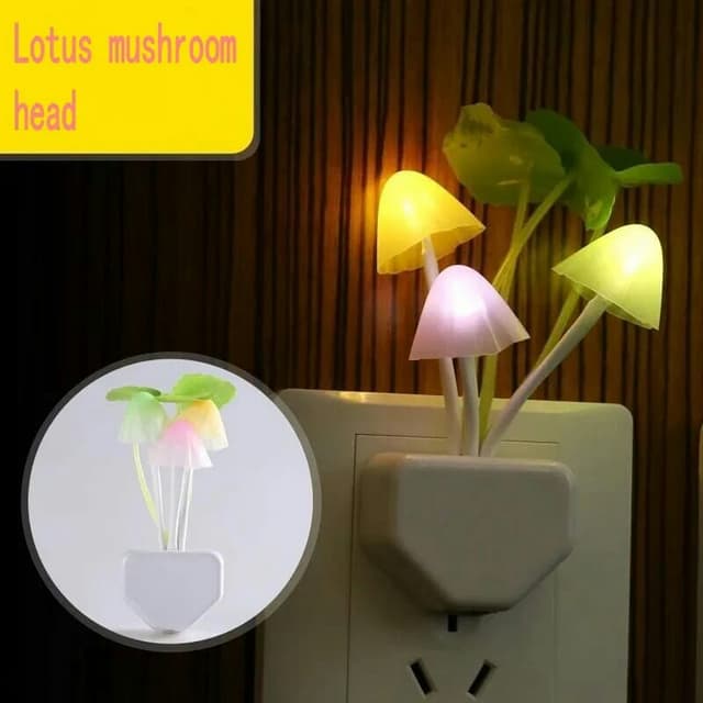 Mushroom Night Light Sensor Control Night Lamp