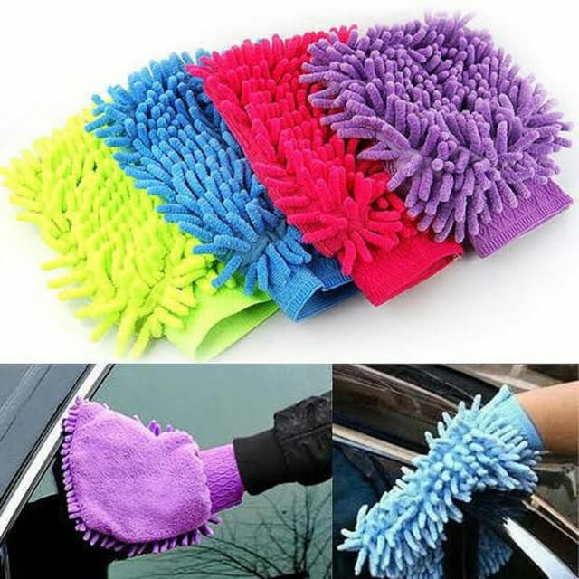 Microfiber Cleaning Gloves for Dusting 1 Pair