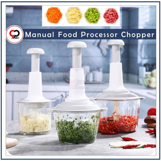 Manual Food Chopper for Meat Vegetables Fruits Spices Mesher Mixer Mincer f