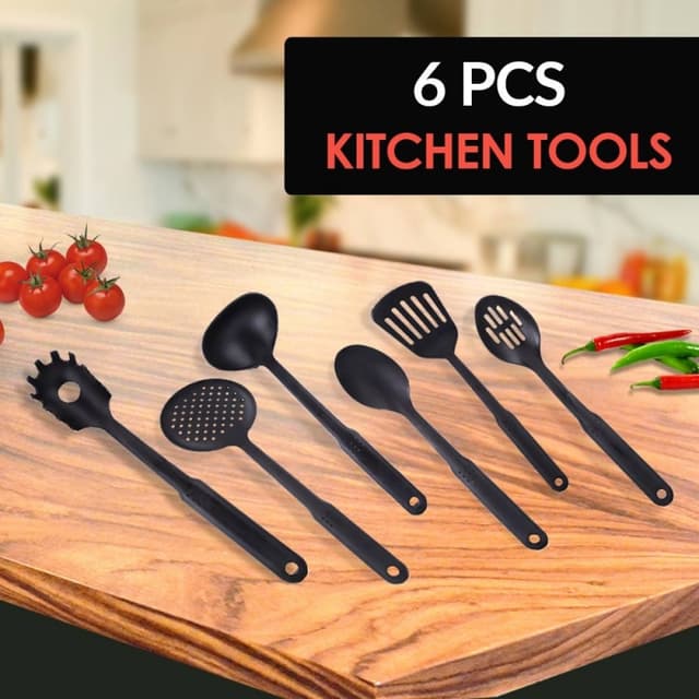 Non Stick Utensils Set of 6 Pieces for Kitchen Use