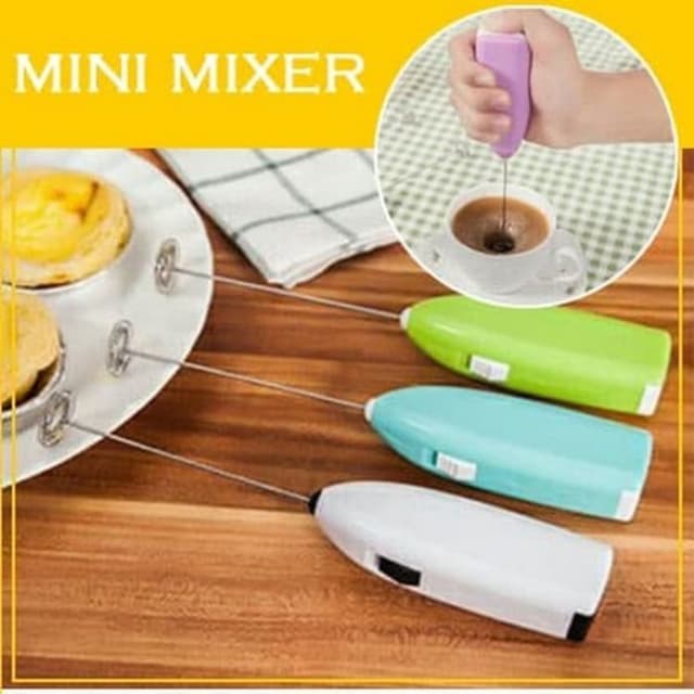 Mini Coffee Egg Milk Beater for Kitchen Battery Operated
