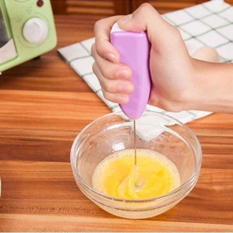 Mini Coffee Egg Milk Beater for Kitchen Battery Operated