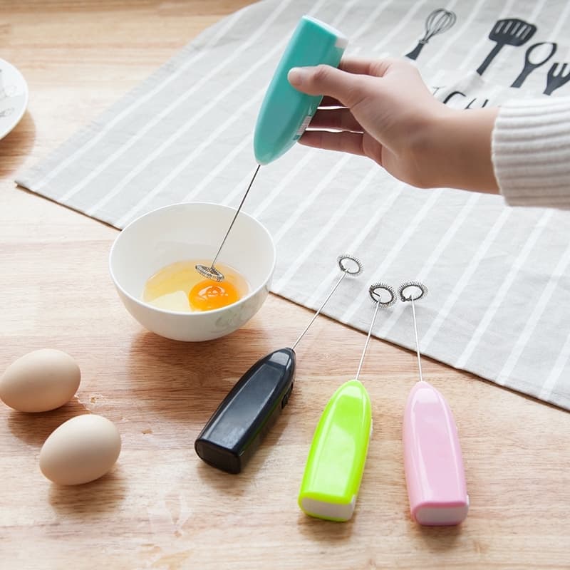 Mini Coffee Egg Milk Beater for Kitchen Battery Operated