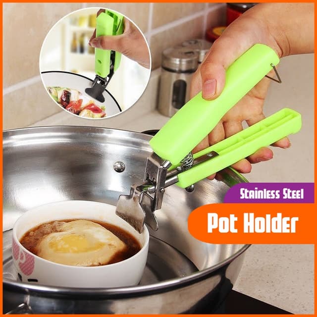 Stainless Steel Pot Holder for Hot Items in Kitchen