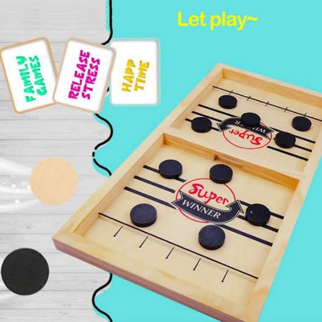 Indoor Play Puck Board Game for Kids & Adults