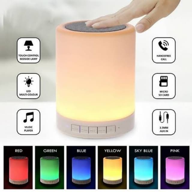 LED Color Changing Touch Bluetooth Speaker
