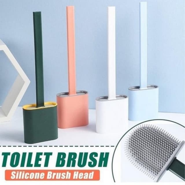Silicone Toilet Brush for Bathroom