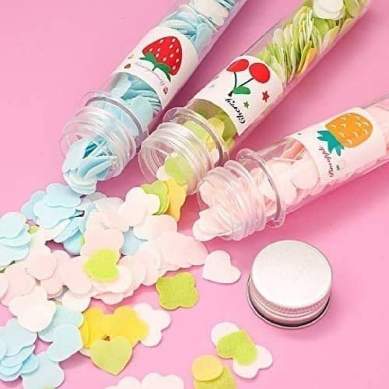 Soap Flakes Bottle Mini Paper Soap 100pcs in Bottle