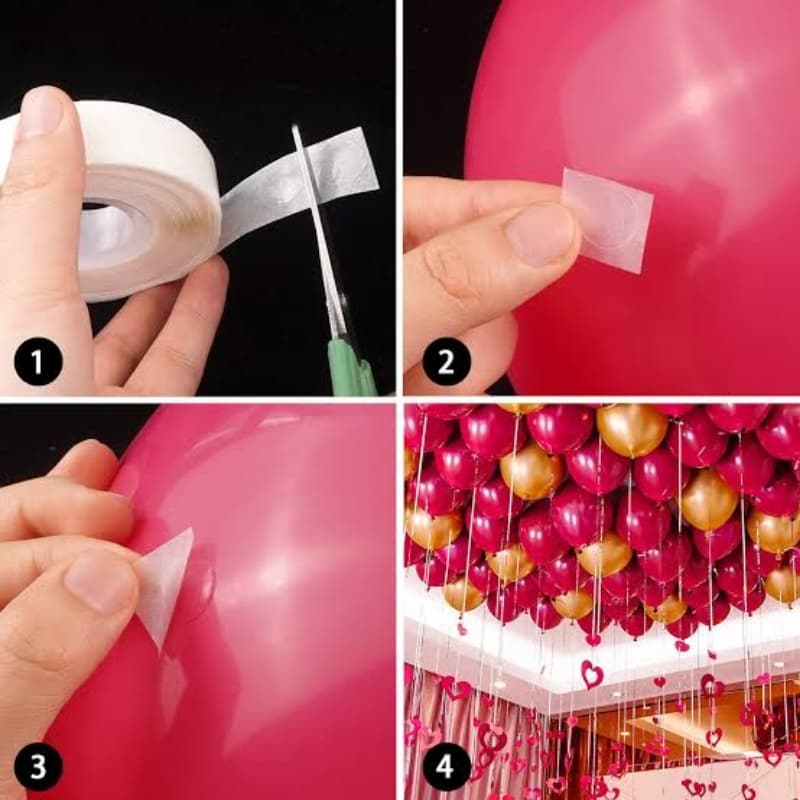 Balloon Glue Dots for Decoration 100pcs dot Pack