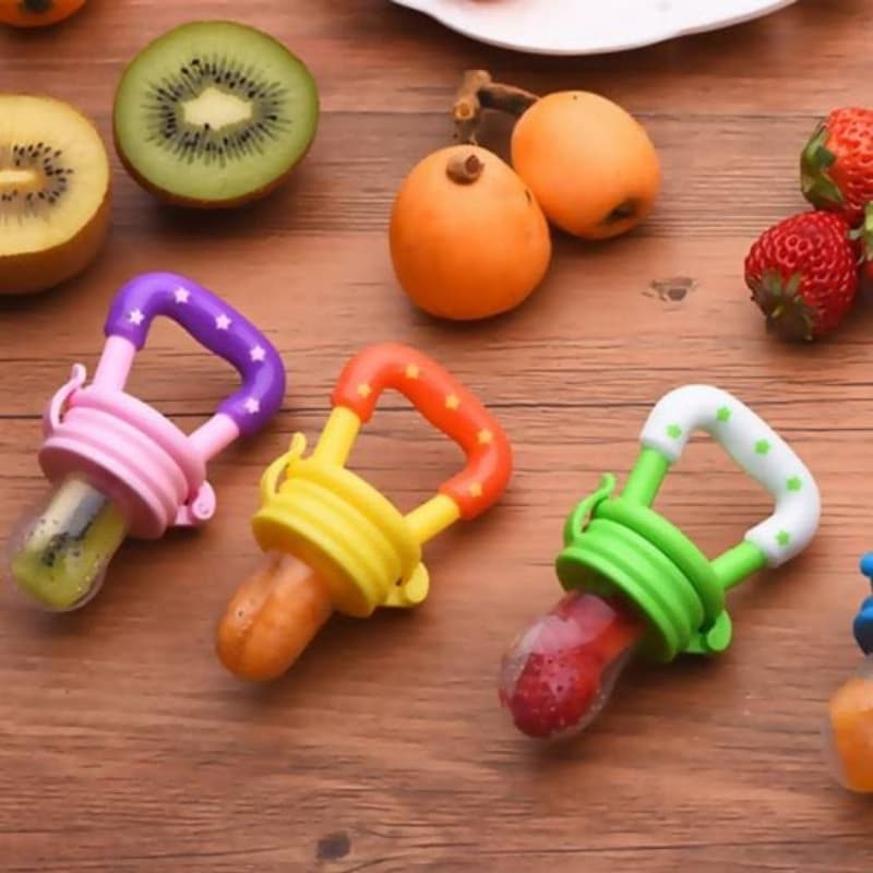 Baby Spoon Feeding Bottle, 360 Gyro Bowl & Fruit Pacifier