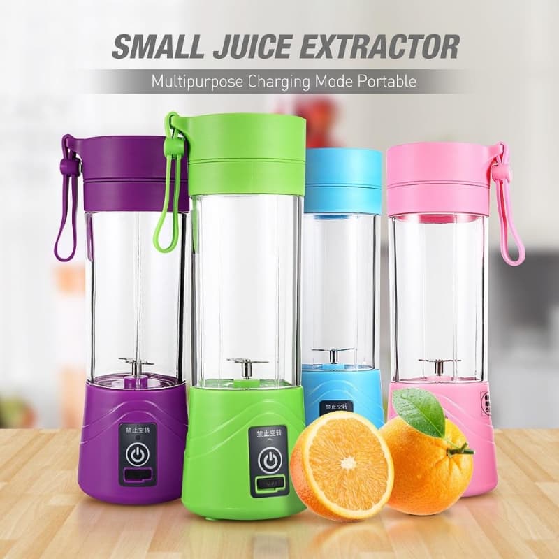 Rechargeable USB Juicer Cup Portable 6 Blades Juicer