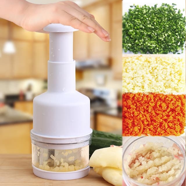 Press Chopper Cutter for Vegetables & Fruits