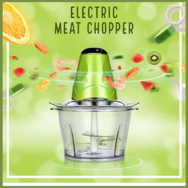 Electric Meat Grinder and Chopper 2 L Capacity
