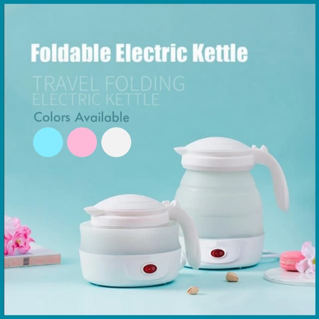 Folding Silicone Travel Electric Kettle