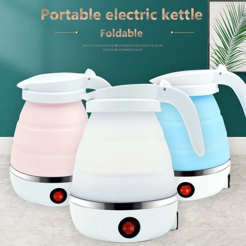 Folding Silicone Travel Electric Kettle