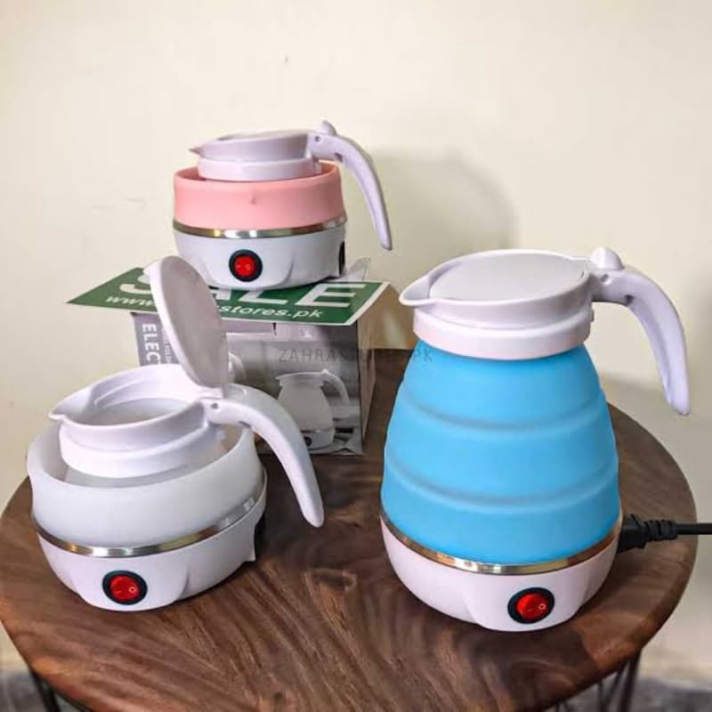 Folding Silicone Travel Electric Kettle
