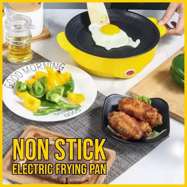 Electric Non Stick Frying Pan 22cm