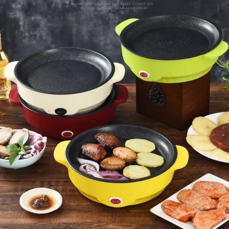 Electric Non Stick Frying Pan 22cm