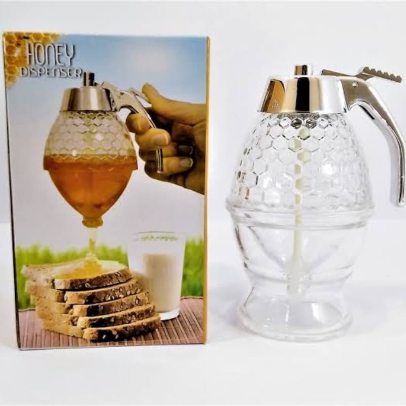 Honey Dispenser Acrylic Crystal Clear Design 200ml