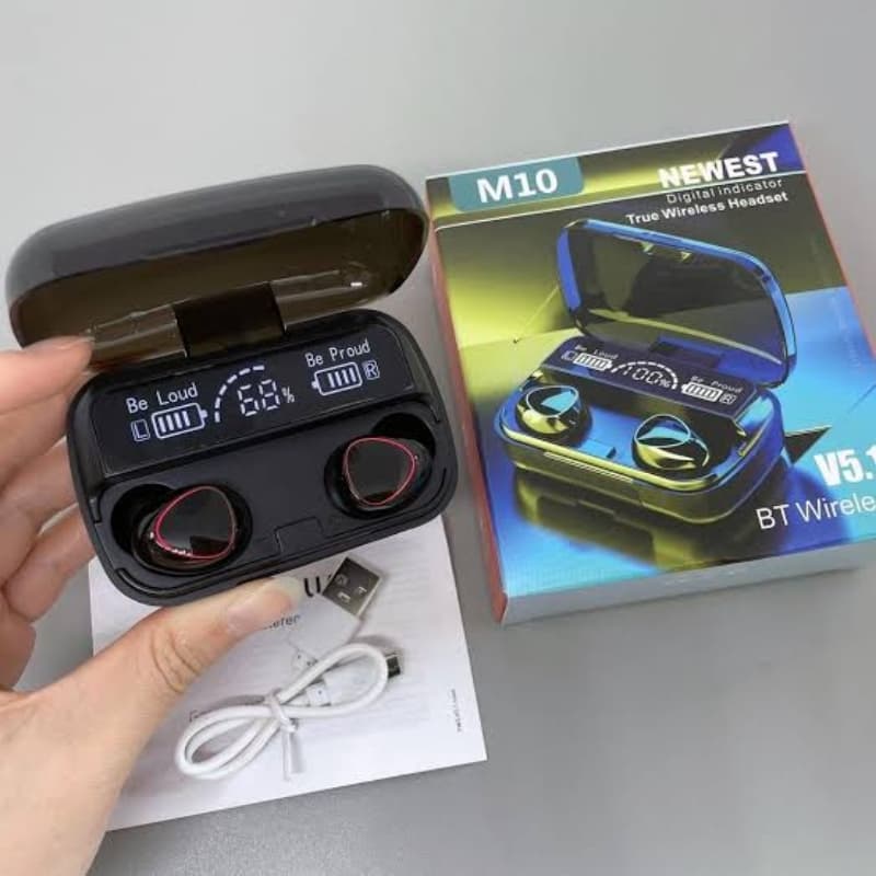 M10 TWS Wireless Bluetooth Earbuds

Waterproof