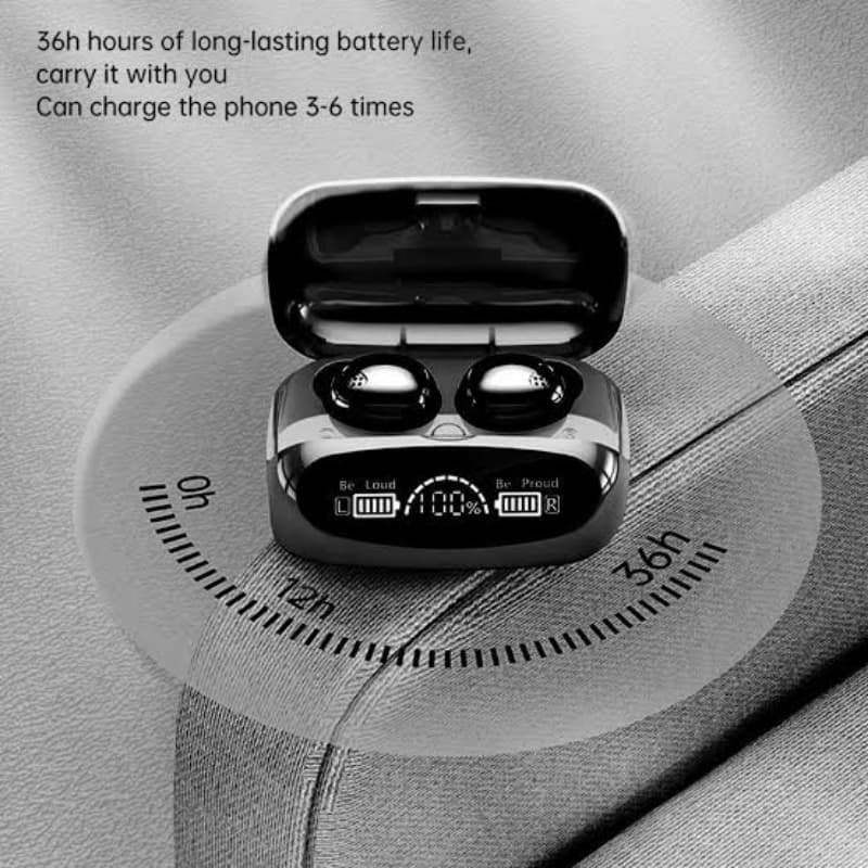 M32 TWS Dual Bluetooth Earbuds Digital Front Display