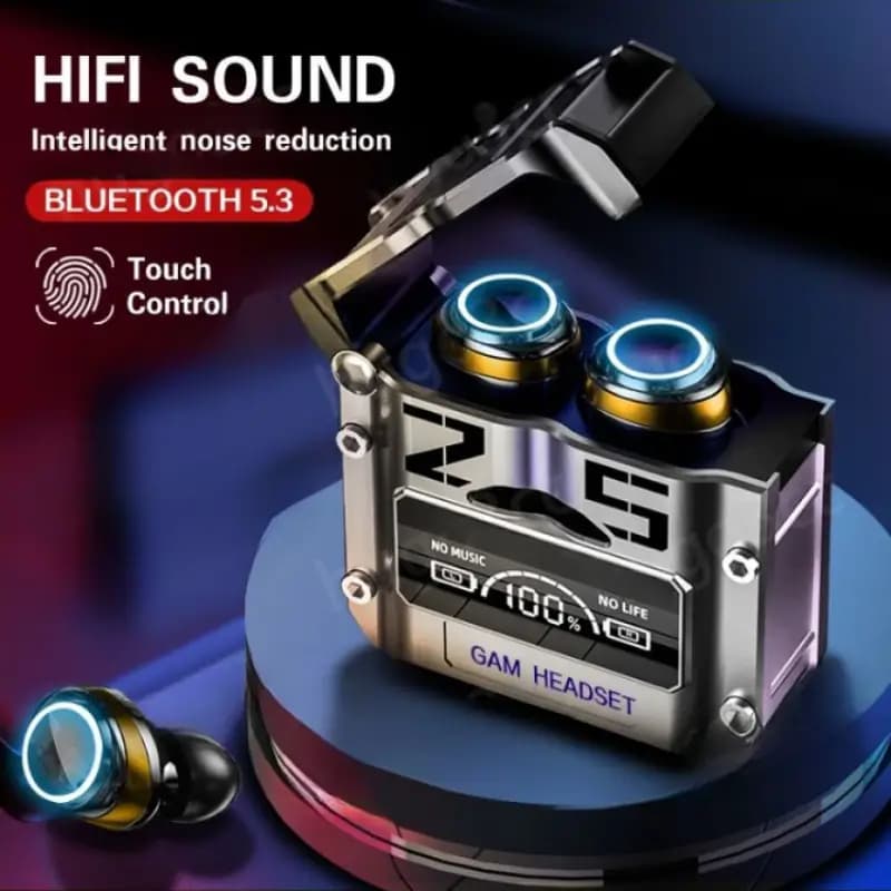 M25 Digital Display Bluetooth Gaming Earbuds for Android
