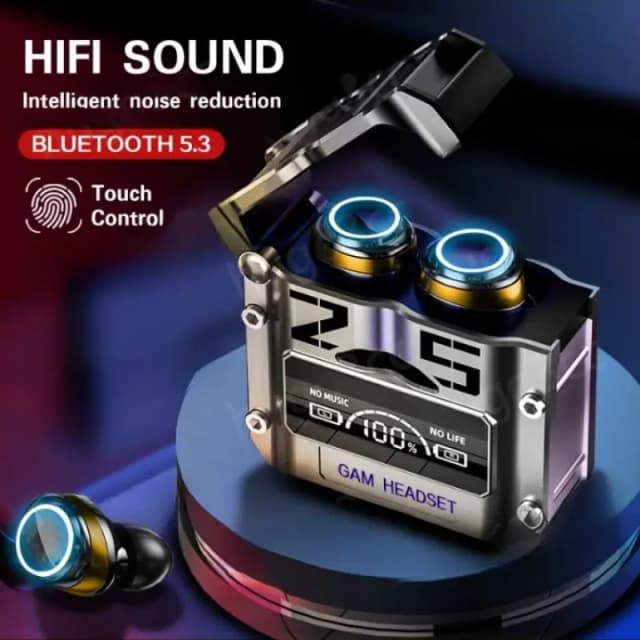 M25 Digital Display Bluetooth Gaming Earbuds for Android