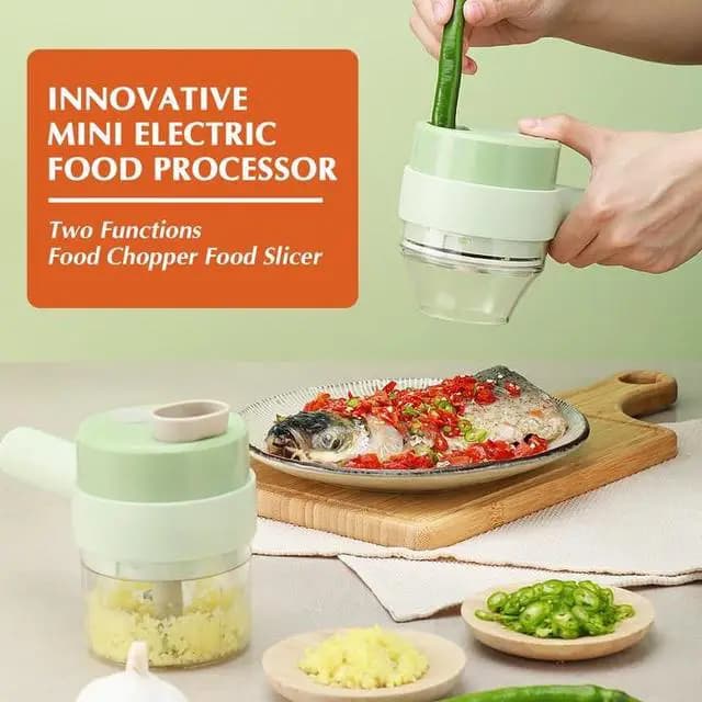 Portable Electric Cordless Multi-function Small Food Chopper for Kitchen